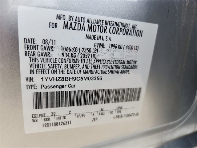 Used 2012 MAZDA MAZDA6 i Sport image 29