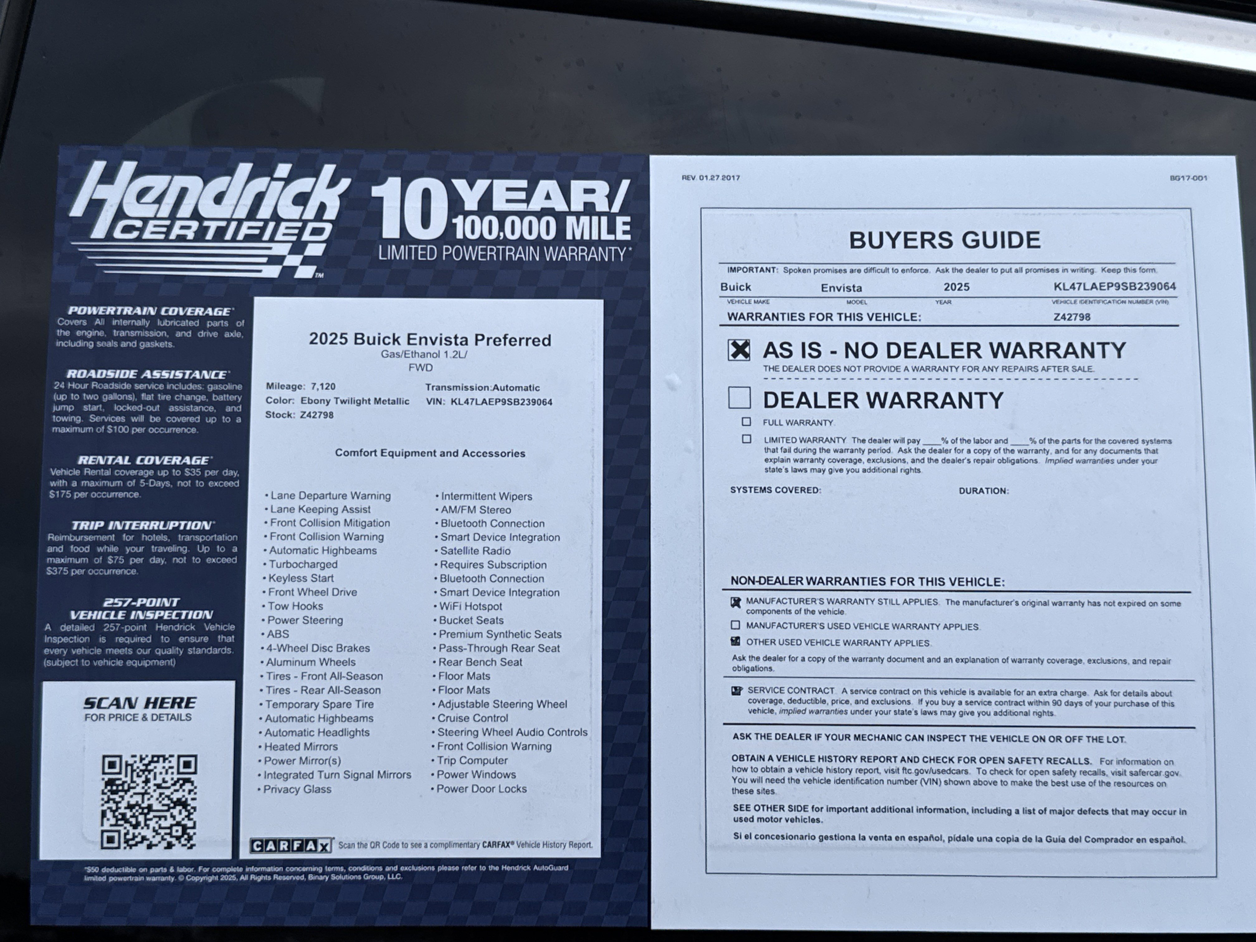 Used 2025 Buick Envista Preferred w/ Convenience I Package image 34