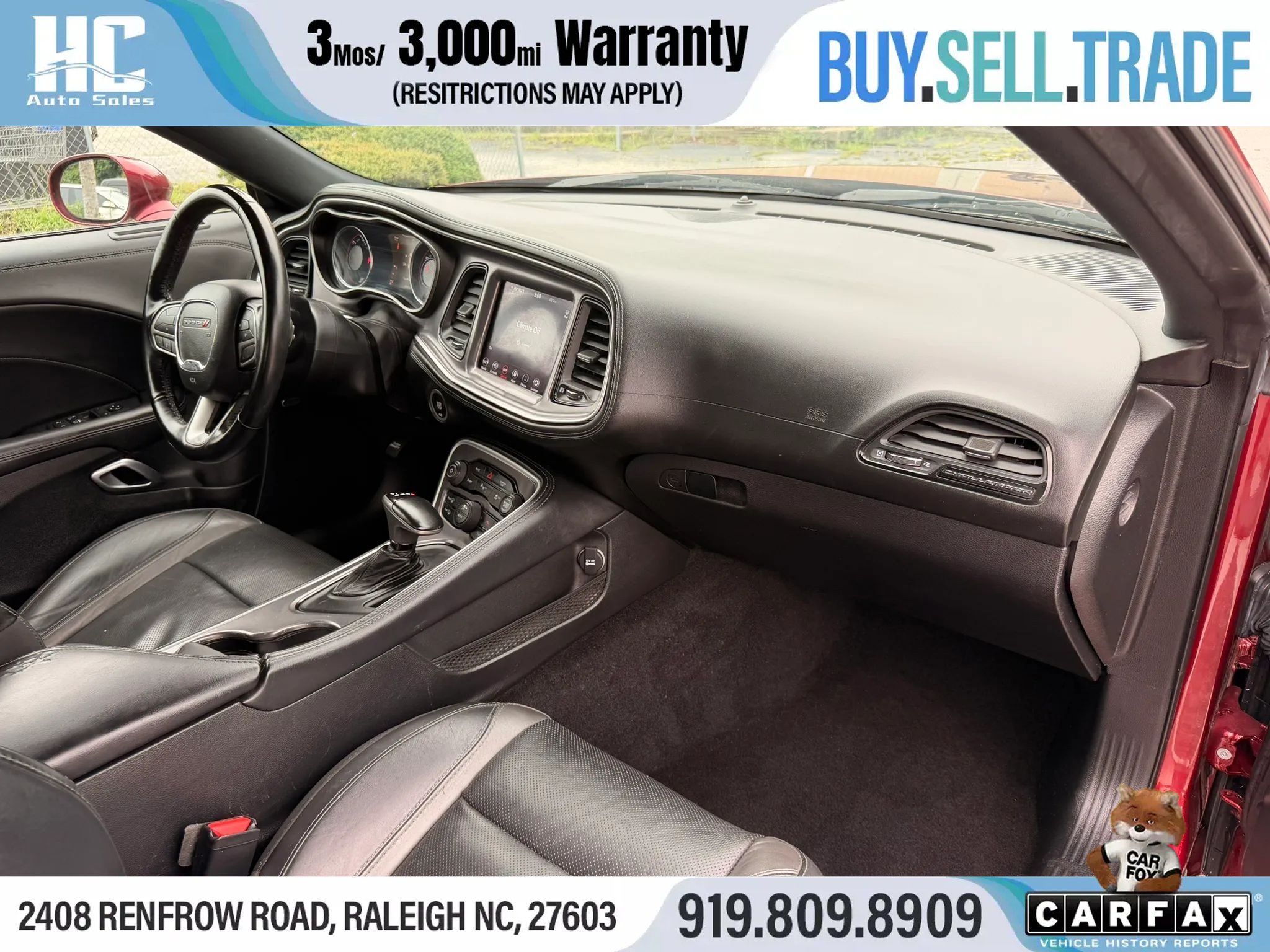 Used 2020 Dodge Challenger SXT w/ Plus Package RWD image 17