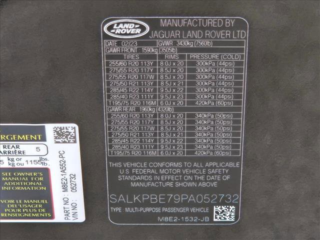 Certified 2023 Land Rover Range Rover Long Wheelbase SE image 28