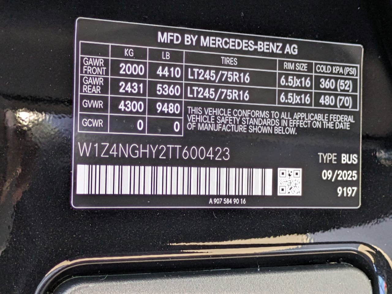 New 2026 Mercedes-Benz Sprinter 2500 image 11