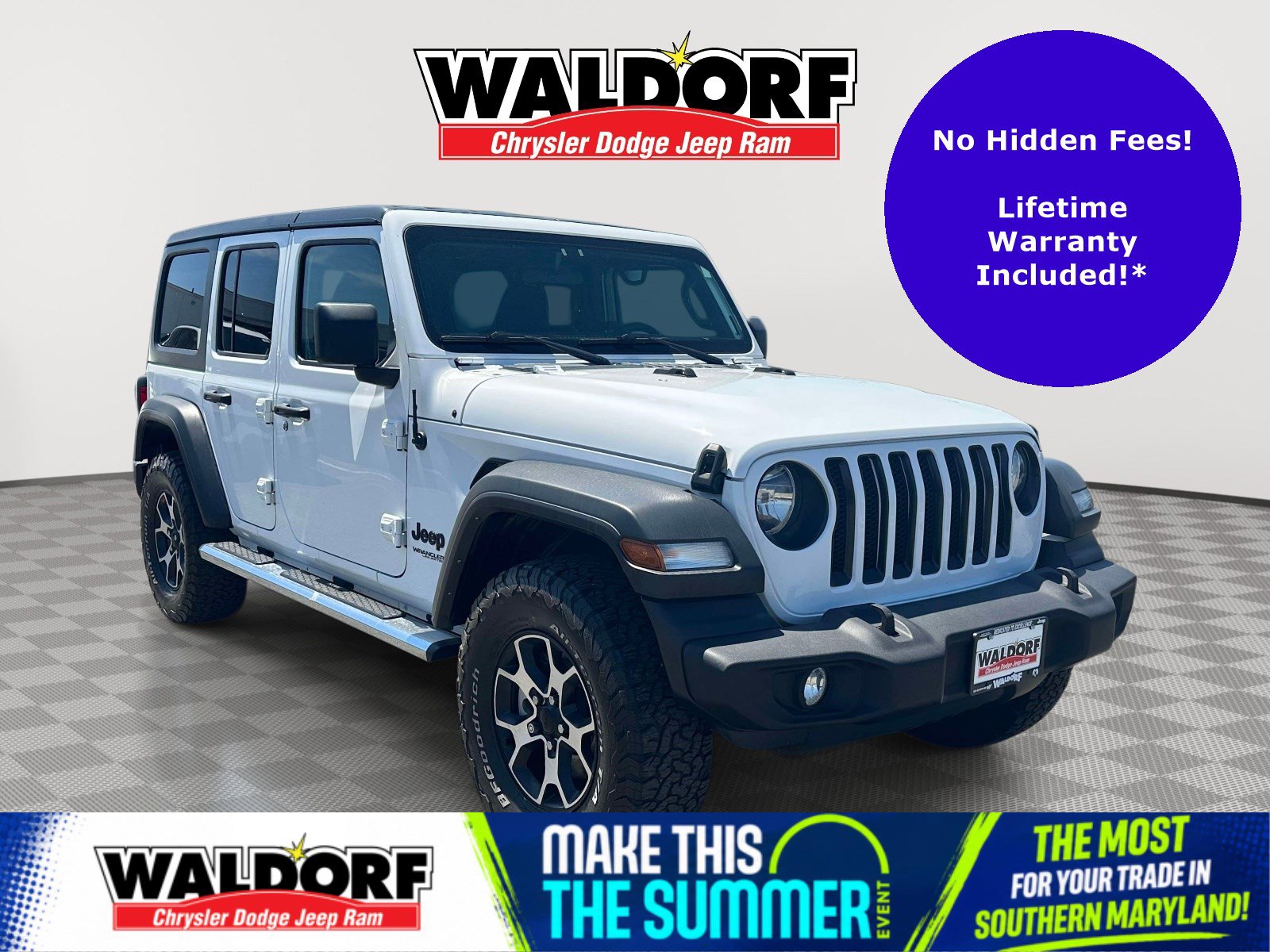 Used 2022 Jeep Wrangler Unlimited Sport AWD/4WD image 1