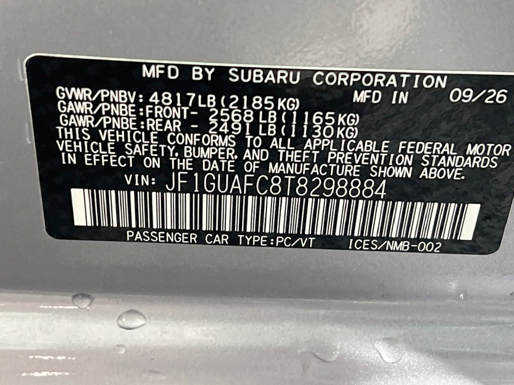 New 2026 Subaru Impreza 2.0i Sport AWD/4WD image 23