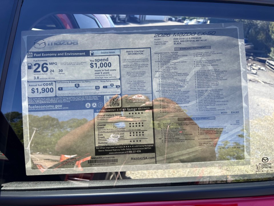 New 2026 MAZDA CX-50 AWD 2.5 S w/ Weather Package image 33