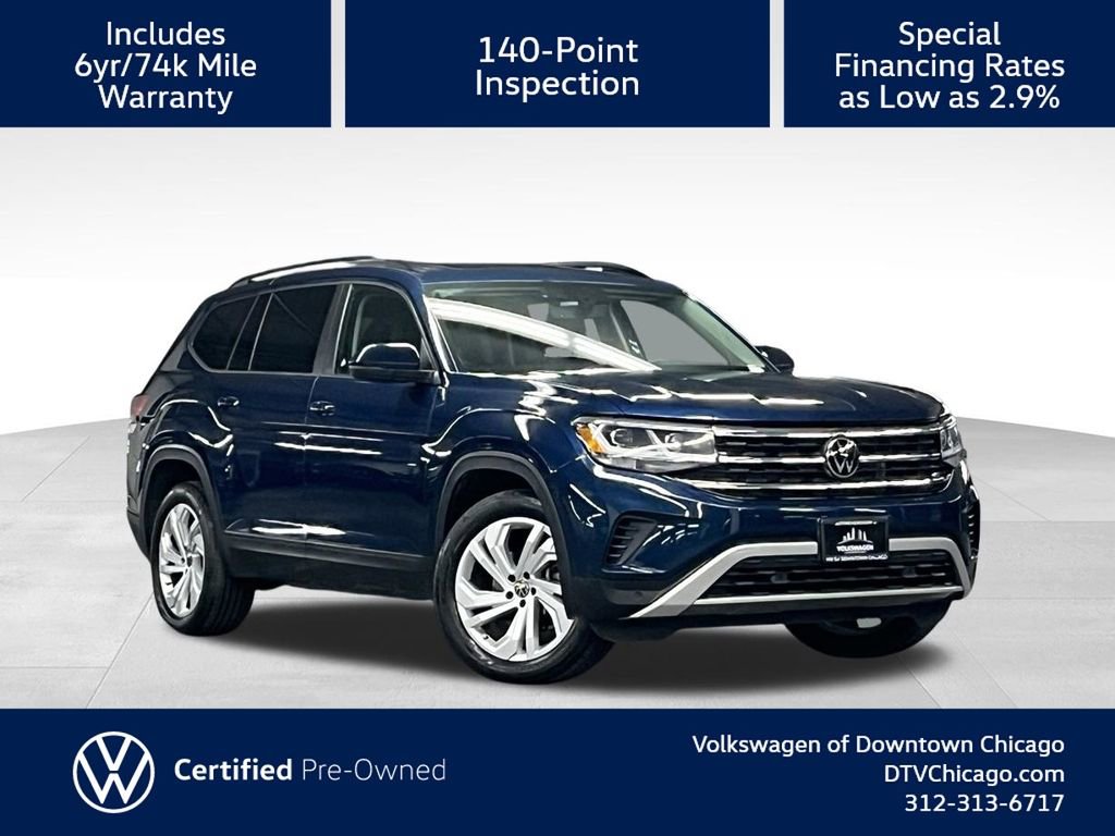 Used 2023 Volkswagen Atlas SE w/ Panoramic Sunroof Package image 1