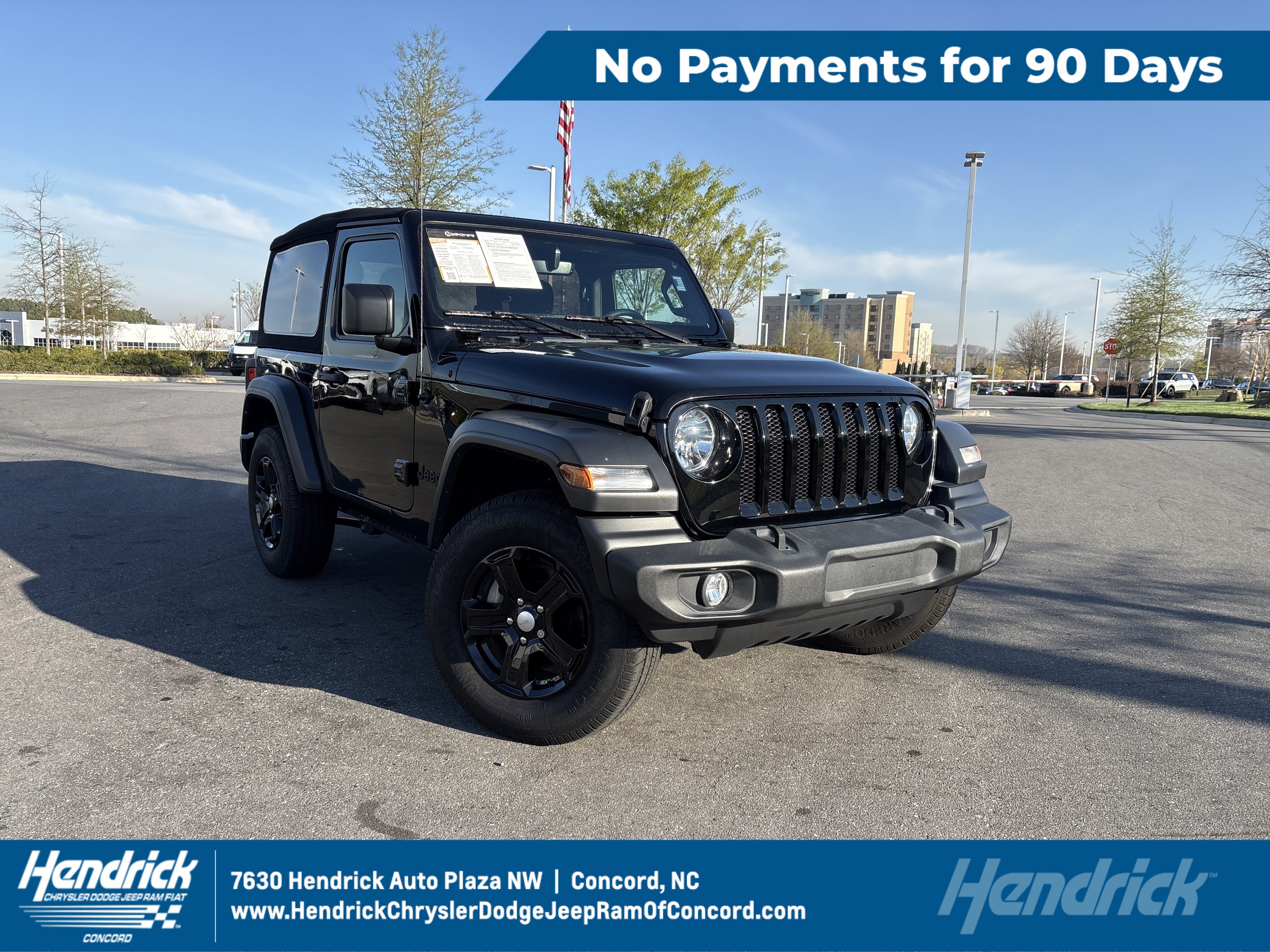 Certified 2023 Jeep Wrangler Sport AWD/4WD image 1