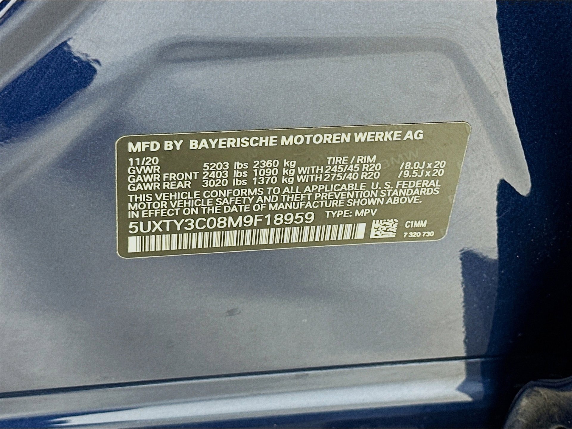 Used 2021 BMW X3 sDrive30i w/ M Sport Package image 33