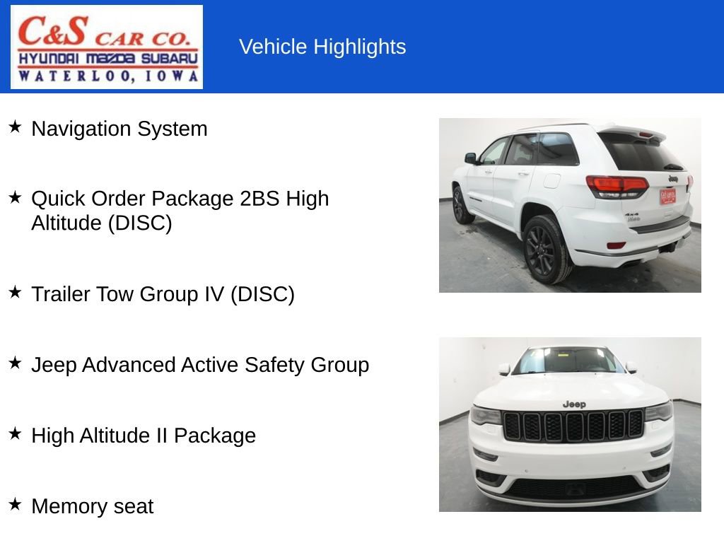 Used 2018 Jeep Grand Cherokee High Altitude image 7