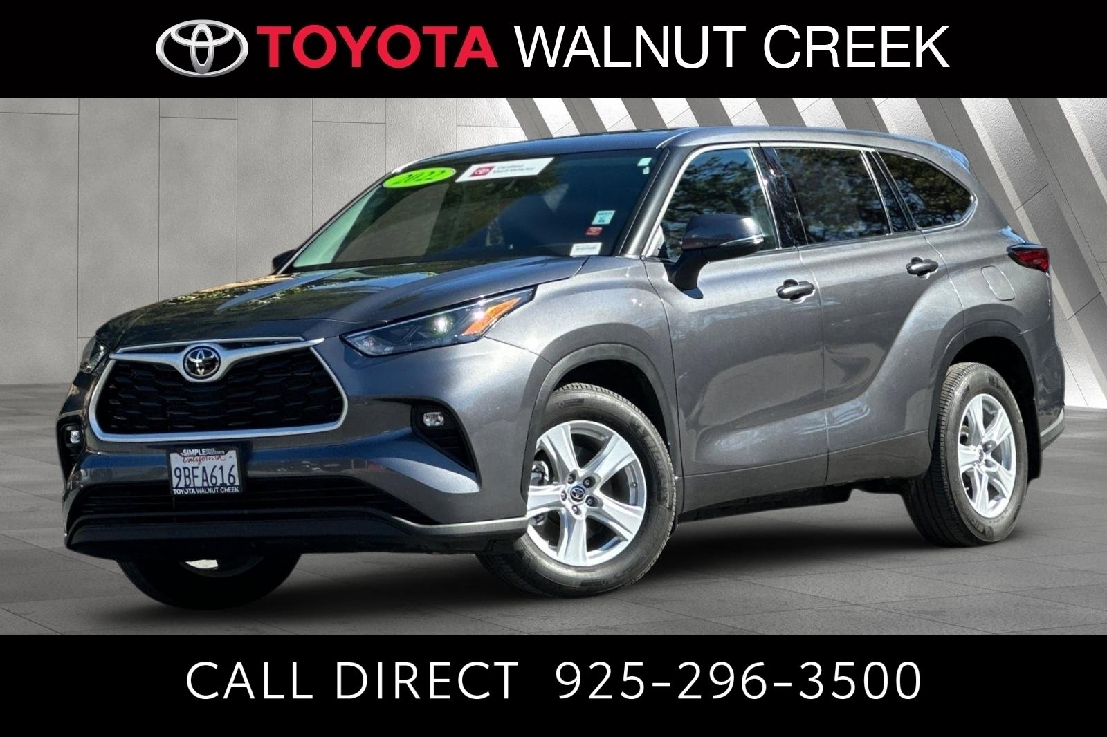 Certified 2022 Toyota Highlander LE
