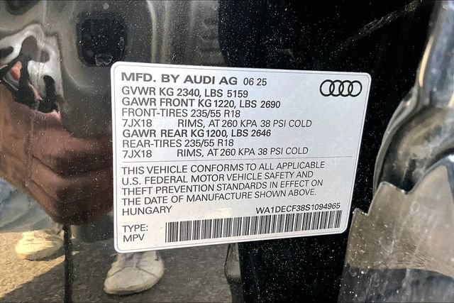 Used 2025 Audi Q3 2.0T Premium w/ Convenience Package image 19