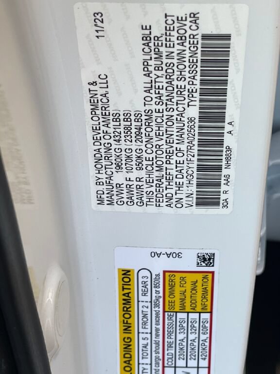 Certified 2024 Honda Accord LX image 34