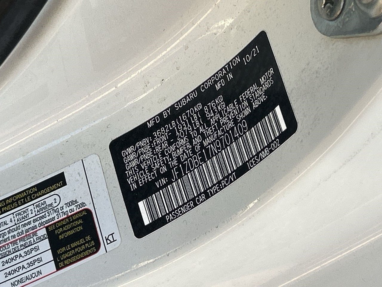 Certified 2022 Subaru BRZ Limited RWD image 28