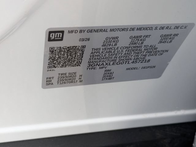 New 2026 Chevrolet Equinox RS w/ Convenience Package III FWD image 42