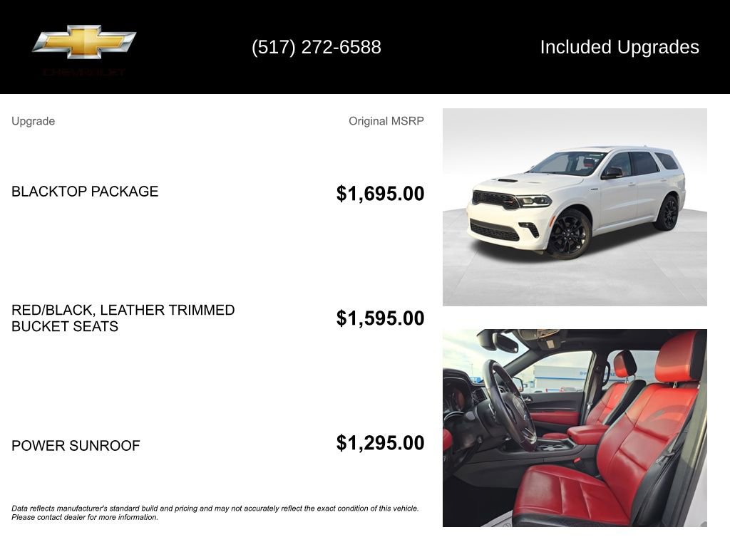 Used 2022 Dodge Durango R/T w/ Blacktop Package image 5