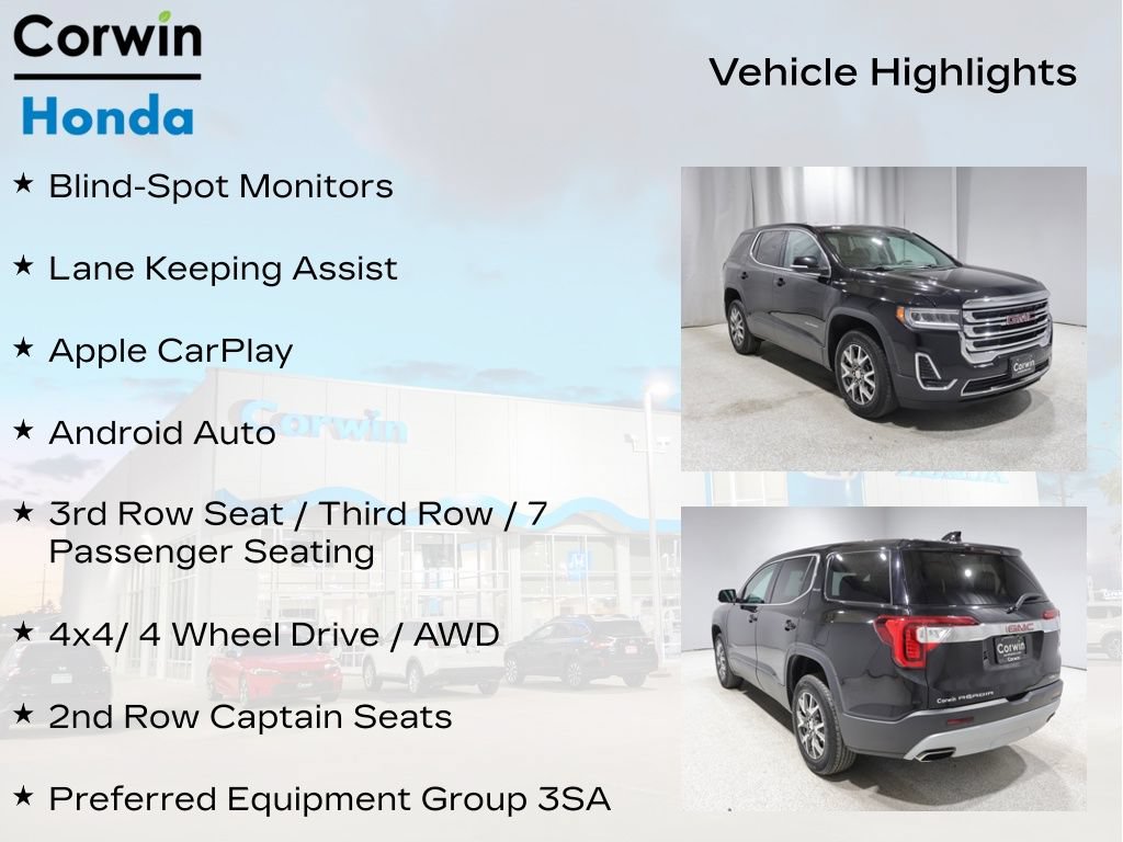 Used 2023 GMC Acadia SLE AWD/4WD image 11