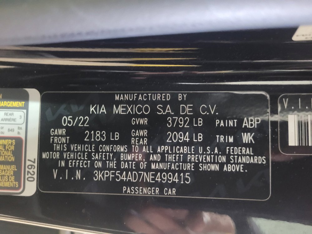 Used 2022 Kia Forte GT-Line w/ GT-Line Premium Package FWD image 33