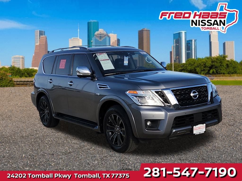 Used 2020 Nissan Armada Platinum w/ Captain's Chairs Package