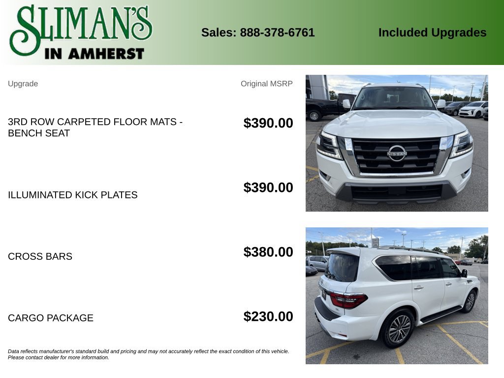 Used 2023 Nissan Armada SL w/ Cargo Package AWD/4WD image 11