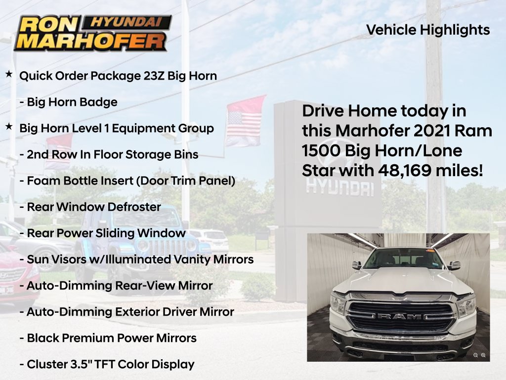 Used 2021 RAM 1500 Big Horn AWD/4WD image 8