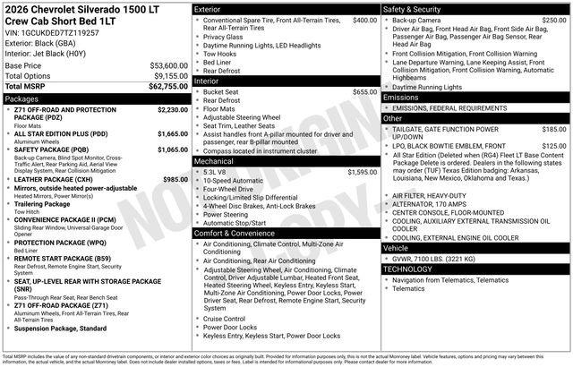 New 2026 Chevrolet Silverado 1500 LT image 2