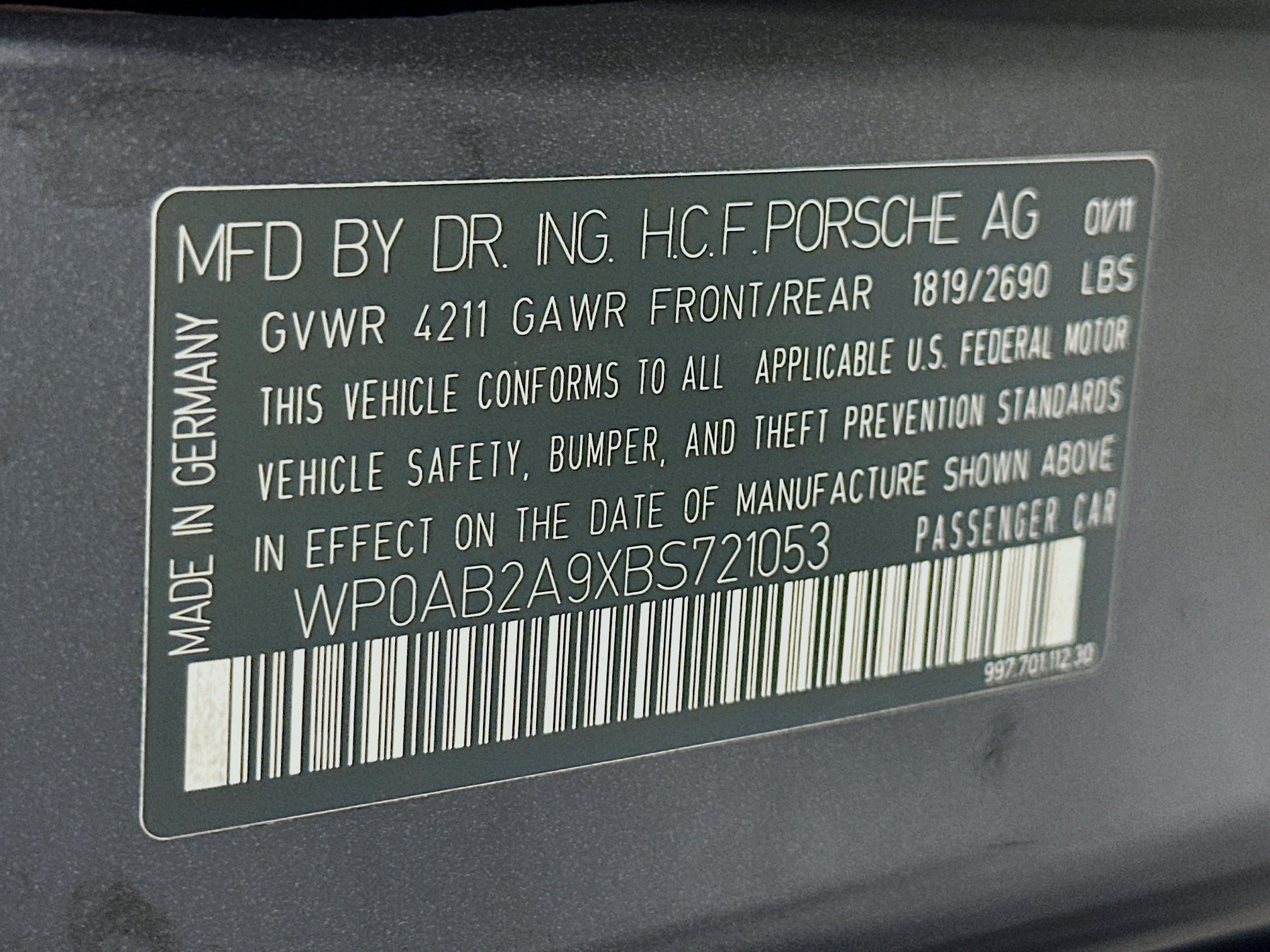 Used 2011 Porsche 911 Carrera 4S AWD/4WD image 18