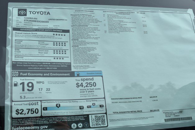 New 2025 Toyota Tundra Limited image 15