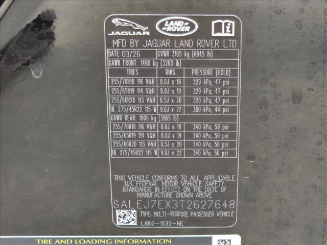 Used 2026 Land Rover Defender 110 S AWD/4WD image 25