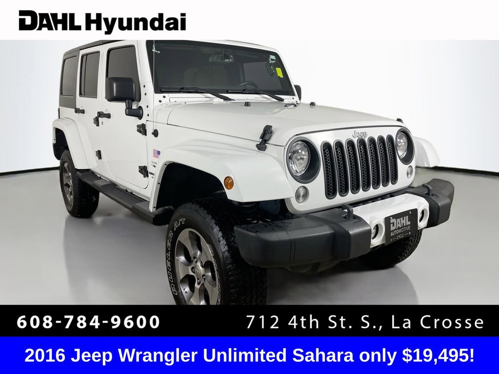 Used 2016 Jeep Wrangler Unlimited Sahara