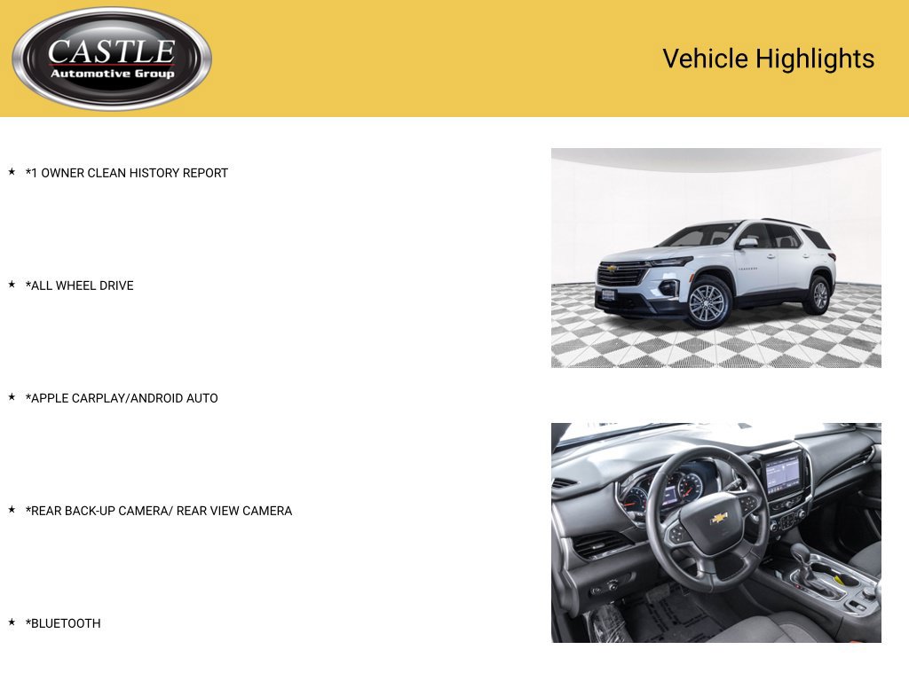 Certified 2023 Chevrolet Traverse LT AWD/4WD image 3