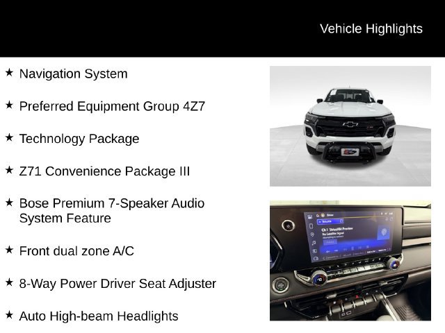 Certified 2026 Chevrolet Colorado Z71 w/ Technology Package AWD/4WD image 16
