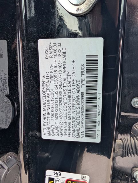 Used 2025 Honda Ridgeline RTL image 45