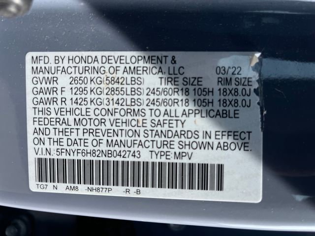 Used 2022 Honda Pilot TrailSport image 18