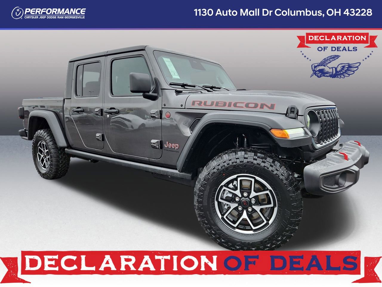 New 2026 Jeep Gladiator Rubicon w/ Steel Power Dome Hood Package image 1