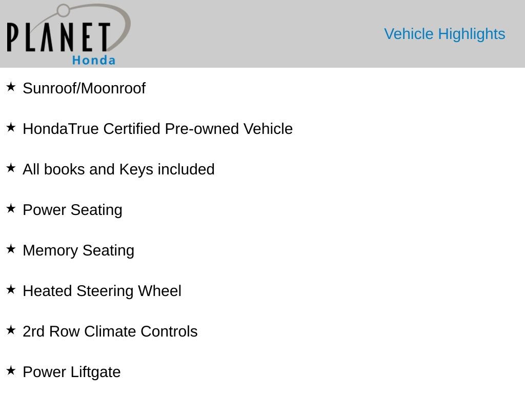 Certified 2022 Honda Pilot Black Edition image 10