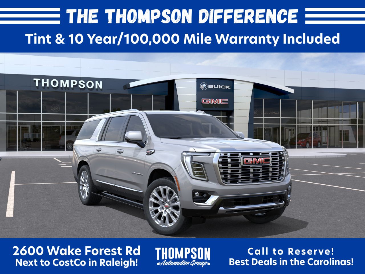 New 2026 GMC Yukon XL Denali w/ Sun & Power Step Package