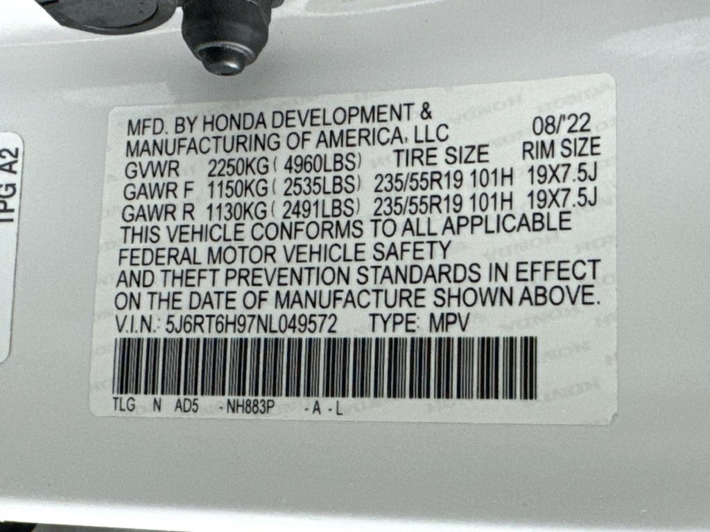 Used 2022 Honda CR-V Touring image 36