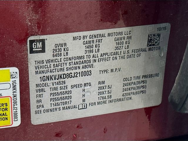 Used 2016 Chevrolet Traverse LTZ w/ LPO, 'HIT The Road' Package image 32