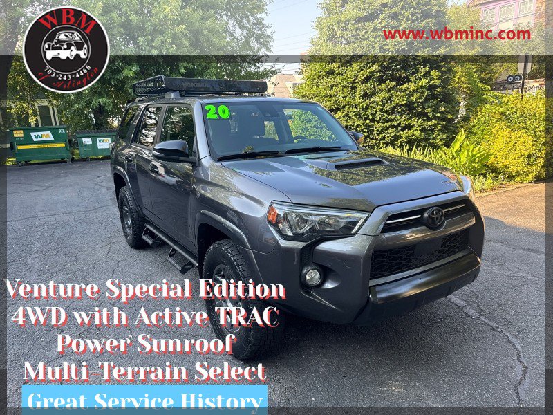 Used 2020 Toyota 4Runner Venture w/ Moonroof Package