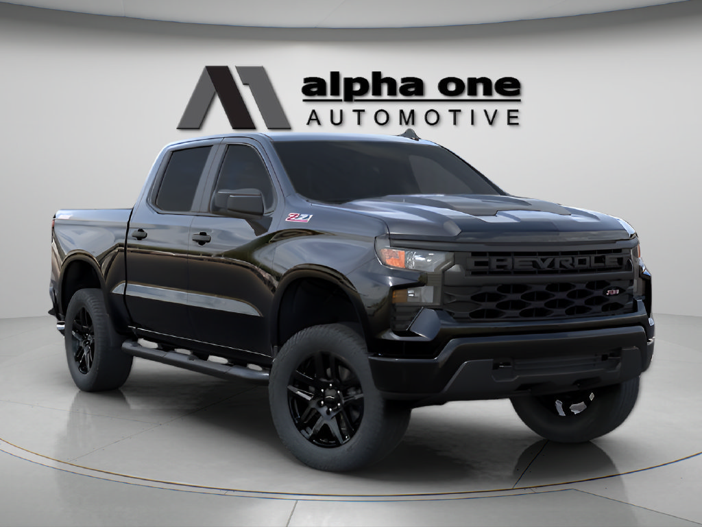 New 2026 Chevrolet Silverado 1500 Custom Trail Boss w/ Turbomax Blackout Package