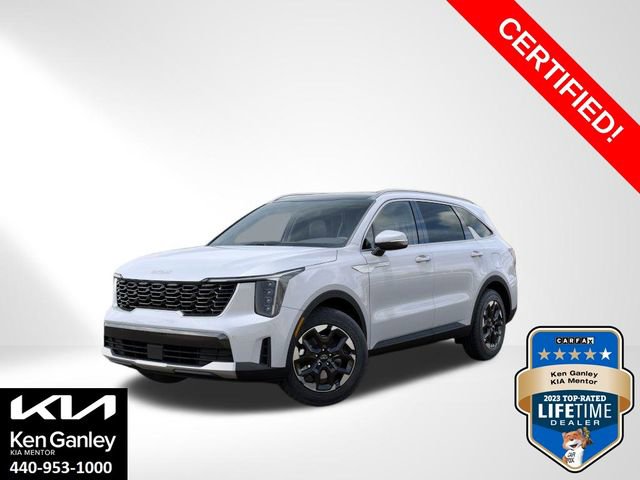Certified 2025 Kia Sorento S w/ Panoramic Sunroof Package