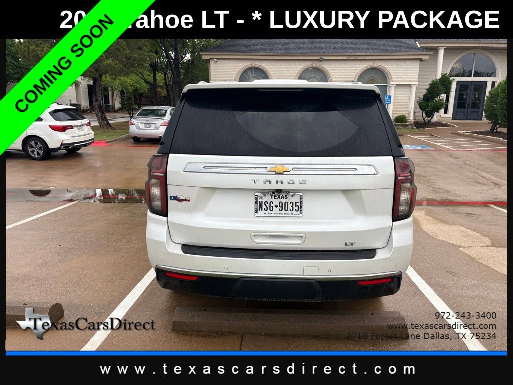 Used 2021 Chevrolet Tahoe LT w/ Luxury Package RWD image 5