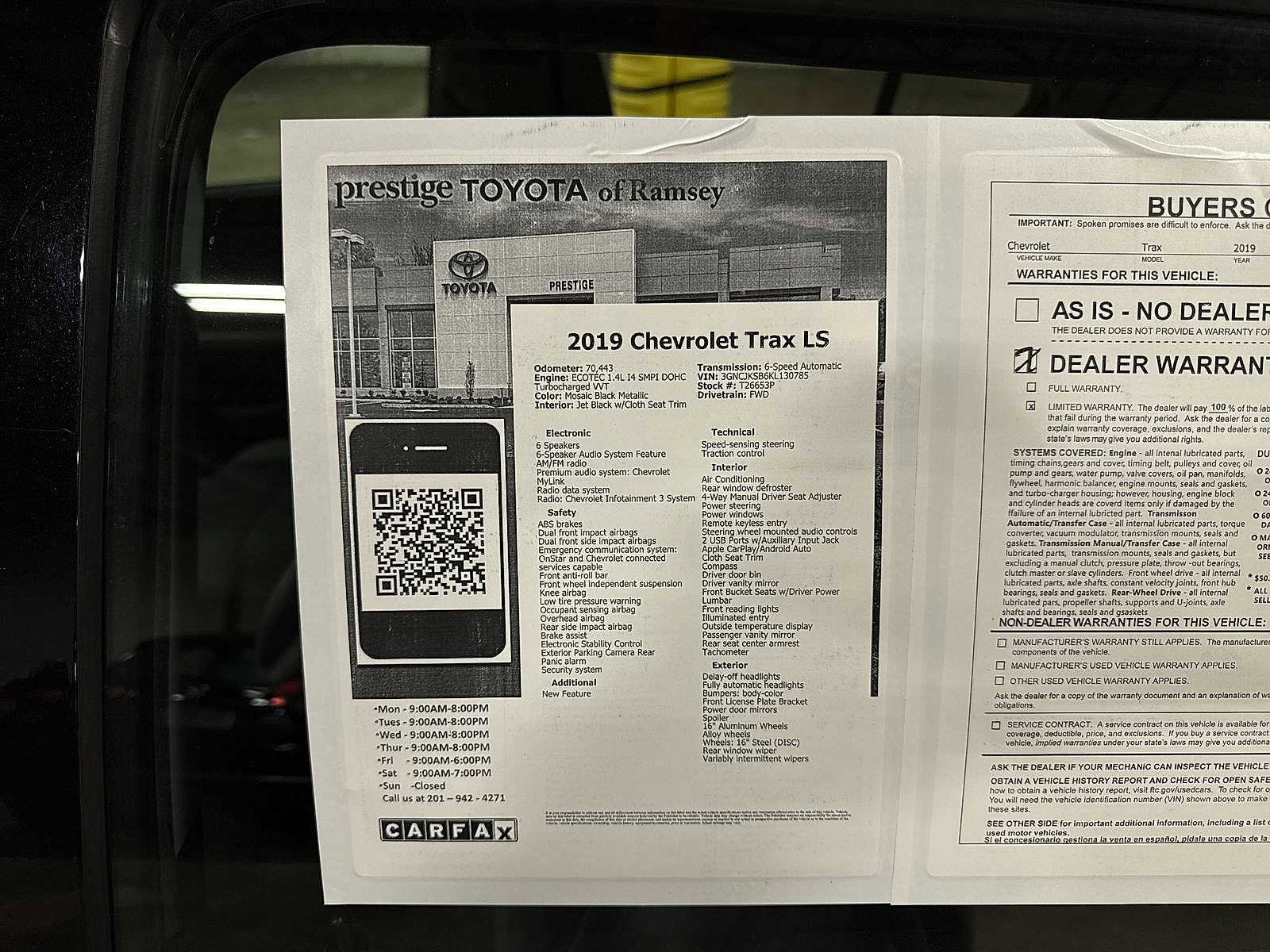 Used 2019 Chevrolet Trax LS image 13