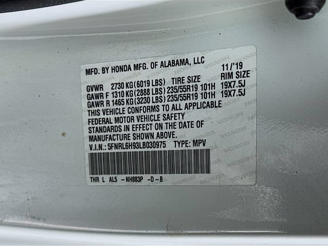 Certified 2020 Honda Odyssey Elite image 39