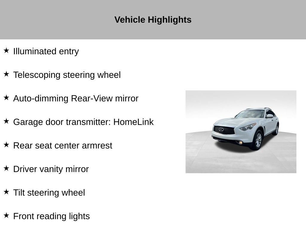 Used 2017 INFINITI QX70 AWD image 54