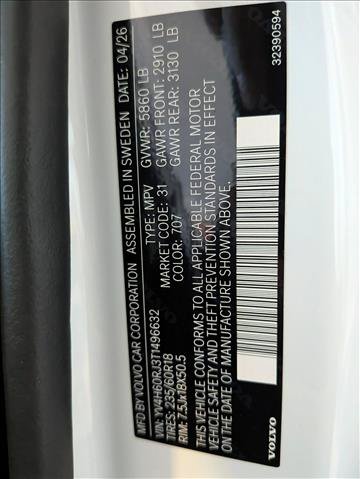 New 2026 Volvo XC60 T8 Core AWD/4WD image 19