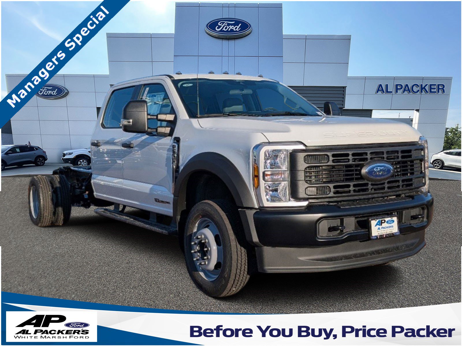 New 2024 Ford F550 4x4 Crew Cab Super Duty w/ Snow Plow Prep Package