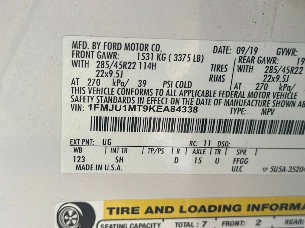 Used 2019 Ford Expedition Platinum AWD/4WD image 38