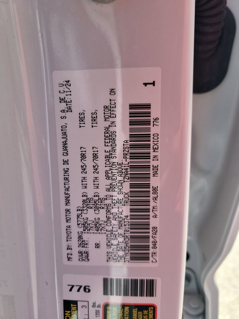 Certified 2024 Toyota Tacoma SR image 34