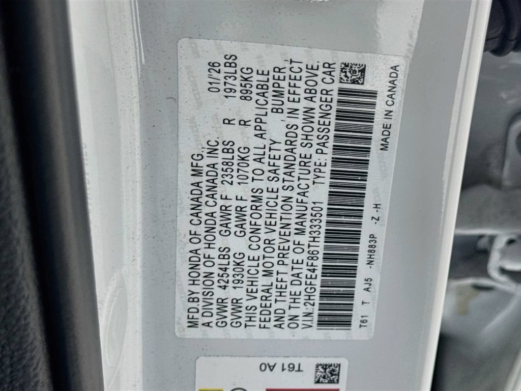 Certified 2026 Honda Civic Sport Touring image 42