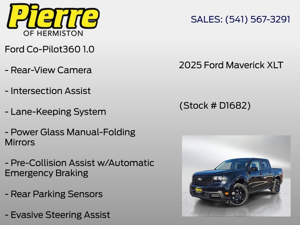 New 2025 Ford Maverick XLT w/ Black Appearance Package AWD/4WD image 18